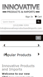 Mobile Screenshot of innovativeproductsandimports.com